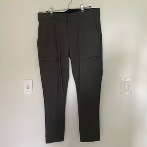 Unworn Athleta olive/gray work style pants